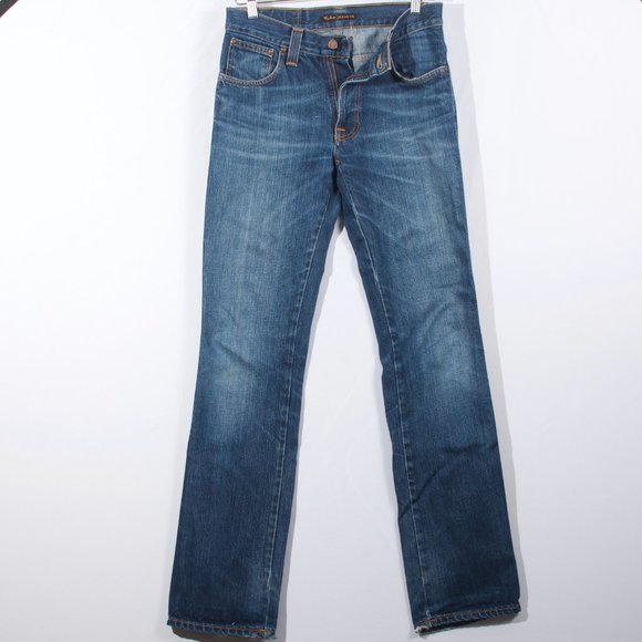 Nudie Jeans ๐ฎ๐น Men's Slim Jim Jeans 30x34 - Orig. Blue Note - Picture 5 of 9